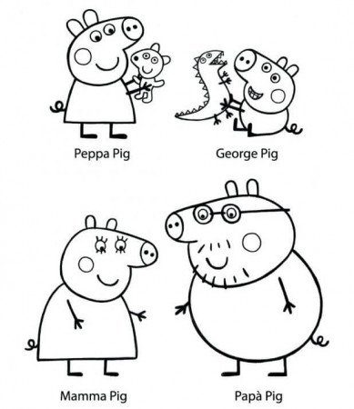 30 Printable Peppa Pig Coloring Pages You Won't Find Anywhere