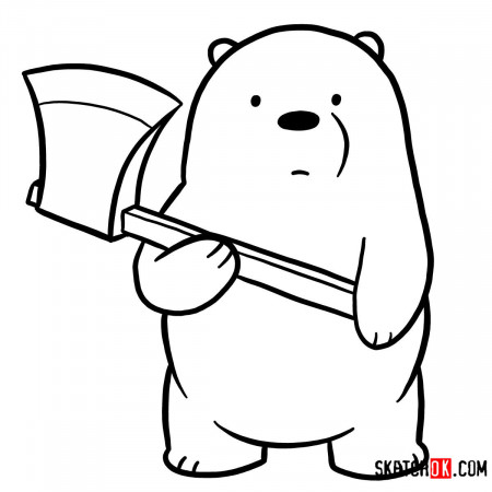 We Bare Bears Ice Bear Drawing