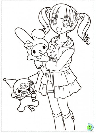 My Melody Coloring book- DinoKids.org