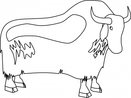 Free vector graphic: Yak, Buffalo, Bull, Outline, Horns - Free ...