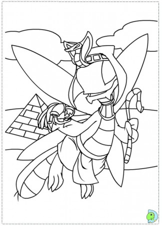 Neopets and the Lost Desert coloring page- DinoKids.org