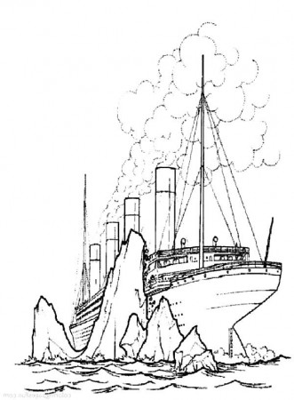 titanic-coloring-pages-2 : Batch Coloring