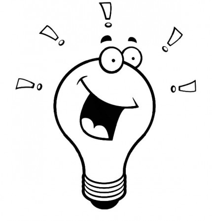 Light Bulb Laughing Coloring Pages: Light Bulb Laughing Coloring ... -  ClipArt Best - ClipArt Best