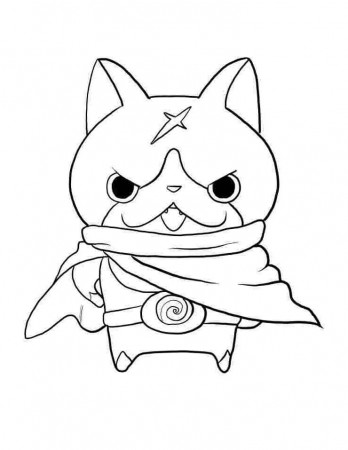 Hovernyan Yo kai Watch Coloring Page - Free Printable Coloring Pages for  Kids