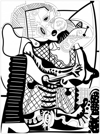 Modern art - Coloring Pages for Adults