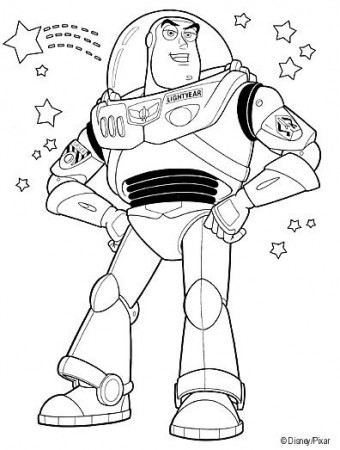 Drawing Buzz Lightyear of Star Command #46721 (Cartoons) – Printable coloring  pages