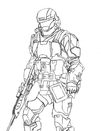 Halo Coloring Pages Printable Fun Game - Tinamaze.com