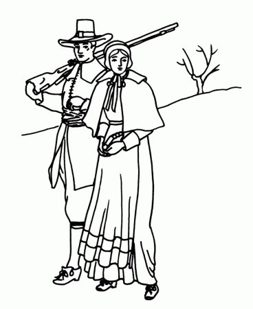 Colonial Dress Coloring Pages - Ð¡oloring Pages For All Ages