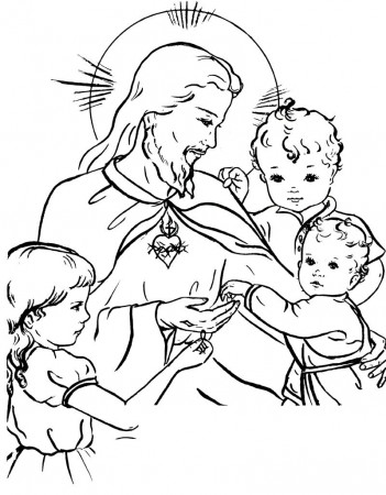 Pin by Deirdre on Catholic Coloring Pages for Kids to Colour | Catholic  coloring, Heart coloring pages, Coloring pages