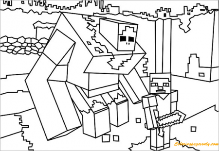 Coloring Minecraft Coloring Pages - Minecraft Coloring Pages - Coloring  Pages For Kids And Adults