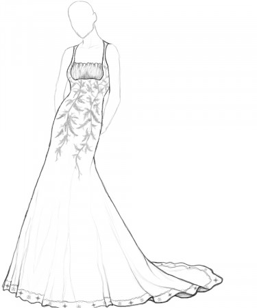 Wedding Dress Coloring Pages - Get Coloring Pages