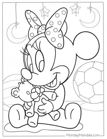 30 Minnie Mouse Coloring Pages (Free PDF Printables)