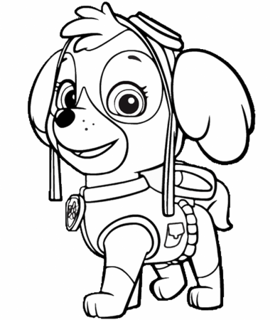 paw-patrol Coloring Pages