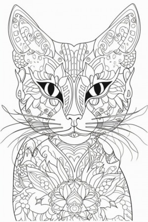 Cat Mandala Colouring Pages: 100 ...