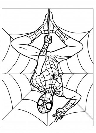 Spiderman Coloring - Etsy Sweden