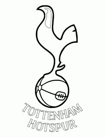 Tottenham Football Colouring Pages - Free Colouring Pages