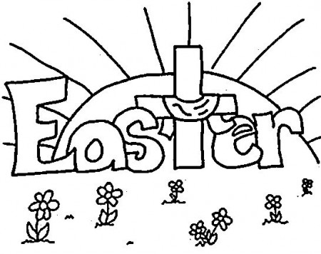 Easter Coloring Pages Religious | HD Coloring Pages Gallery | Easter  coloring pages printable, Easter coloring pages, Free easter coloring pages
