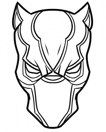 Free Black Panther Coloring Pages PDF - Coloringfolder.com | Marvel coloring,  Superhero coloring pages, Black panther art