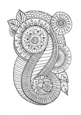 Пин на доске Zen and Anti-stress coloring pages