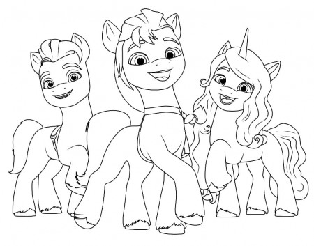 My Little Pony: A New Generation Coloring Pages - Free Printable Coloring  Pages for Kids