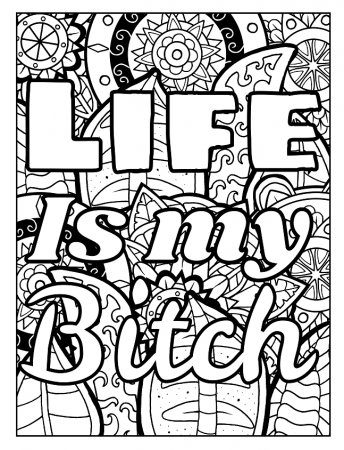 Pin on Swear Word Coloring Pages