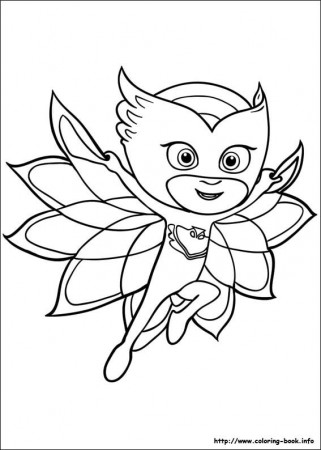 Pj Mask Owlette Coloring Pages at GetDrawings | Free download