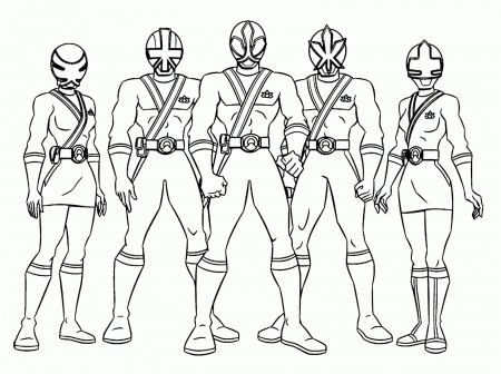 red power rangers coloring pages - Clip Art Library