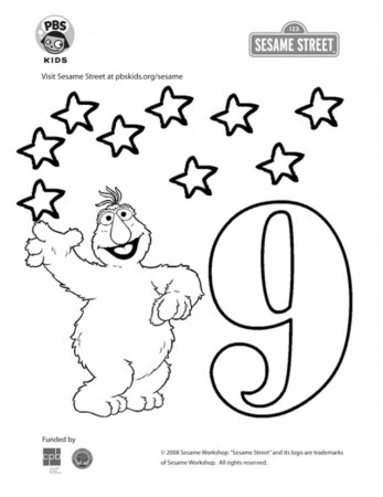 The Number 9 Coloring Page | Kids ...