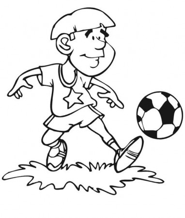 Pin on Soccer Coloring Page