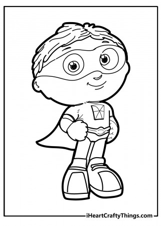 Printable Super Coloring Pages (Updated 2023)