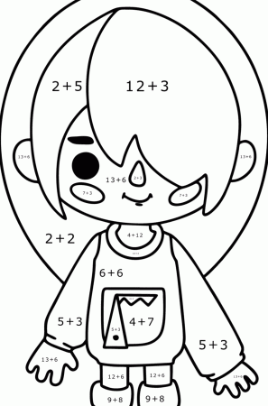 Toca Boca Nari coloring page | Coloring-for-Kids.com