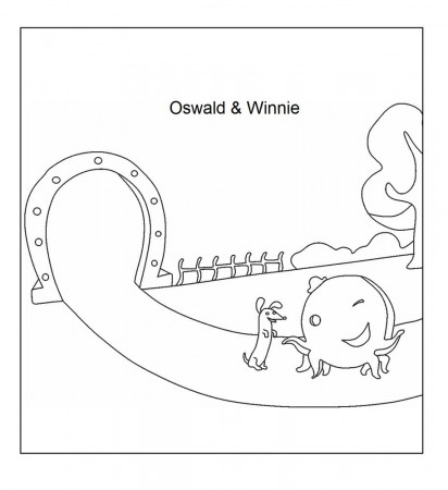 Oswald The Octopus Coloring Page
