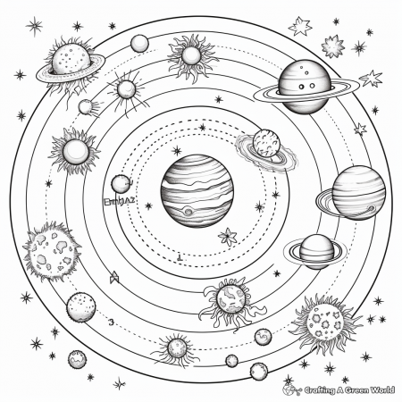 Solar System Nasa Coloring Pages - Free ...