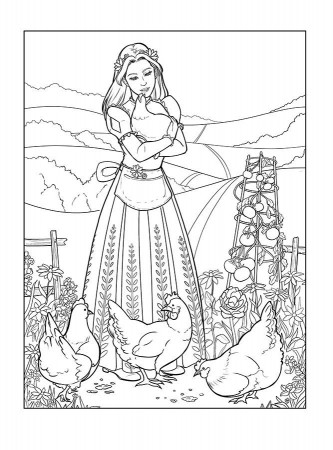 cottagecore themed coloring book ...