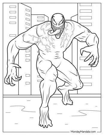 20 Venom Coloring Pages (Free PDF ...