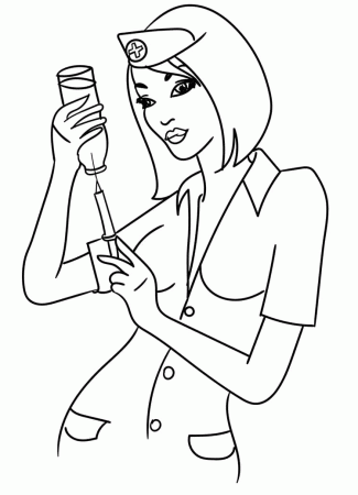 Nurse Coloring Pages Printable for Free ...