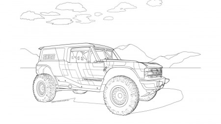 Ford color it kids the new #Bronco ...