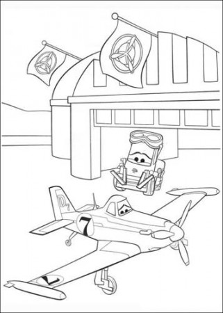 Kids-n-fun.com | 69 coloring pages of Planes 2