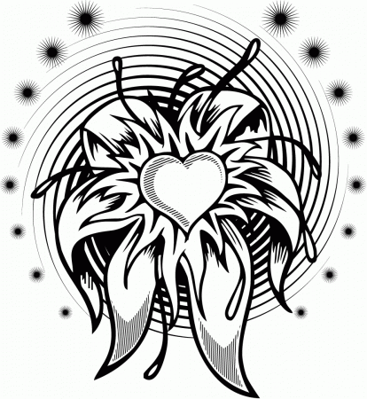 Awesome Coloring Pages Of Hearts - Coloring Pages For All Ages