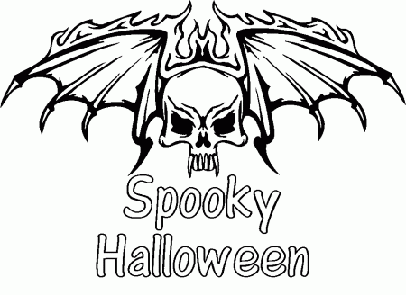 Scary Halloween Coloring Pages Printables | Free Coloring Pages