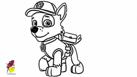 Rocky - Paw Patrol - how to draw Rocky from Paw Patrol - YouTube