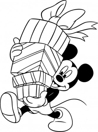 New Coloring Page: Printable Free Disney Christmas Coloring Pages ...