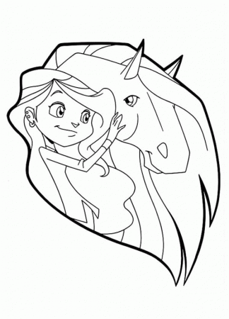 How to Draw Sarah and Scarlet from Horseland Coloring Pages: How ...