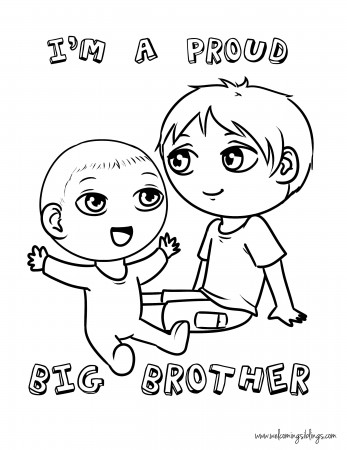 Im-a-Big-Brother-Printable2.jpg 2,550×3,300 pixels (With images ...