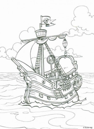 Kids-n-fun.com | 35 coloring pages of Piet Pirate