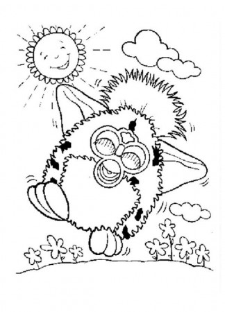 How to Draw Furby Coloring Pages : Batch Coloring