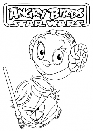 Angry Birds Star Wars Coloring Pages ~ Free Printable Coloring ...