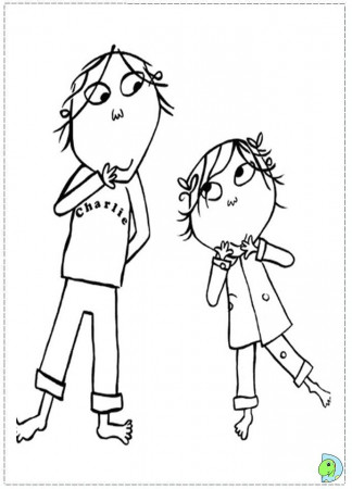 Charlie And Lola Coloring Pages Page 1