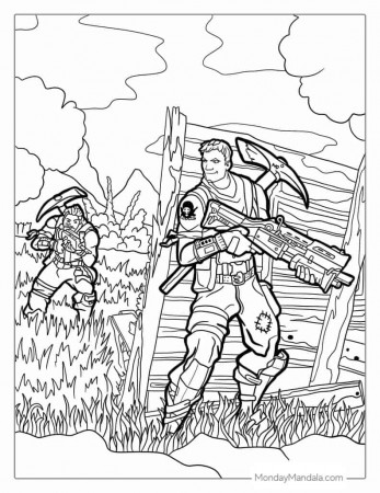 60 Fortnite Coloring Pages (Free PDF Printables)