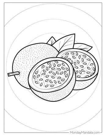 23 Fruit Coloring Pages (Free PDF ...